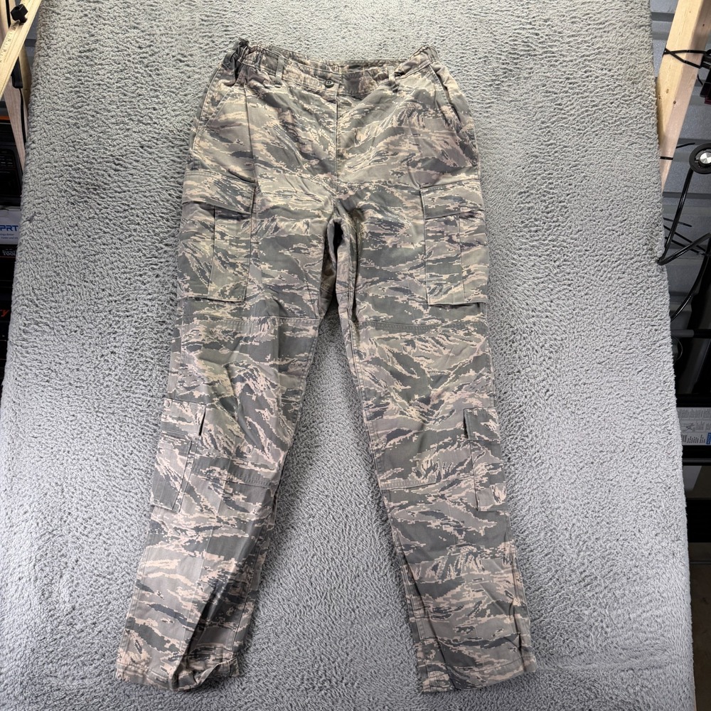 Propper Pant Womens 18(34x35) Green Camo Nylon Cargo Straight Air Force Uniform